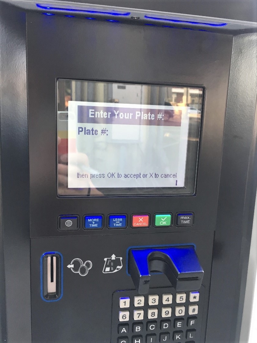 Pay by License Plate Meters